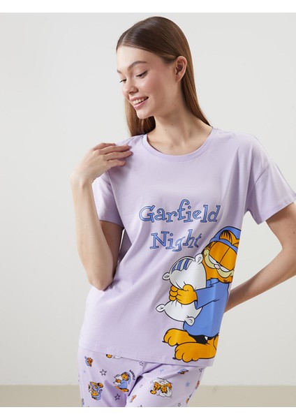 Yeni Sezon Bisiklet Yaka Garfield Baskili Kadin Pijama Takimi - S5CP67Z8 fiyatları
