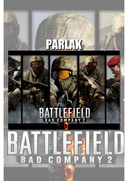 Battlefield Çerçevesiz Oyun Posteri - Duvar Kağıdı Yüksek Kaliteli Baskı