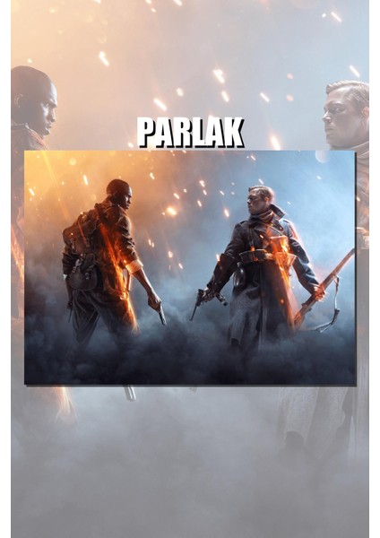 Battlefield Çerçevesiz Oyun Posteri - Duvar Kağıdı Yüksek Kaliteli Baskı