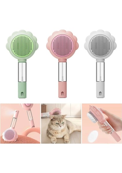 Sprey Hazneli Otomatik Temizlenen Kedi Köpek Tüy Toplayıcı Tarak Evcil Pet Hayvan Tüy Fırçası fiyatları