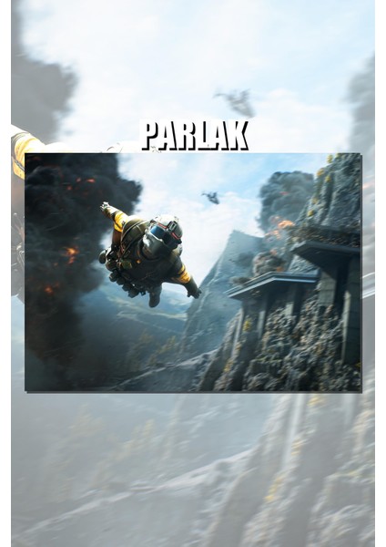 Battlefield Çerçevesiz Oyun Posteri - Duvar Kağıdı Yüksek Kaliteli Baskı