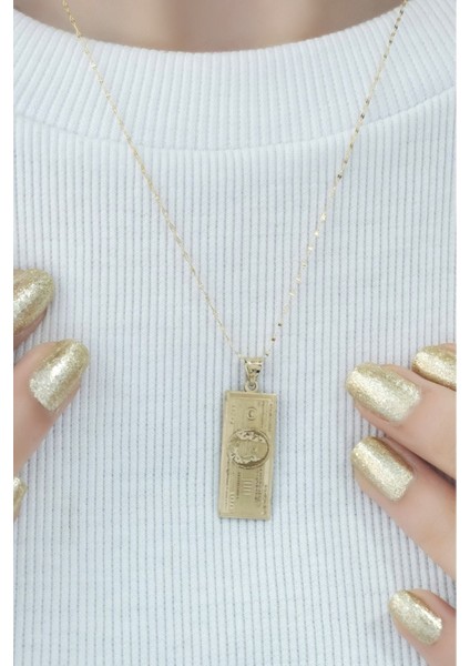 14 Ayar Dolar Kolye modelleri