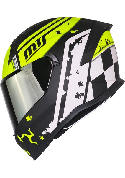 Motosiklet Kask Ece 22.R06 Güneş Vizörlü Full Face Motor Kaskı Vigor Yeni