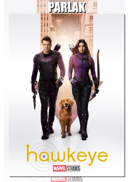 Hawkeye Çerçevesiz Dizi Posteri - Duvar Kağıdı Yüksek Kaliteli Baskı