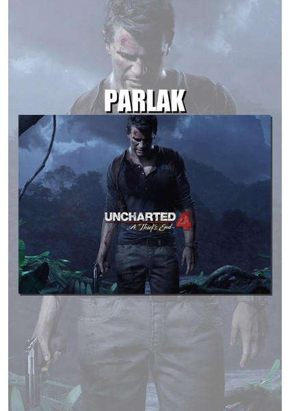 Uncharted Serisi Çerçevesiz Oyun Posteri - Duvar Kağıdı Yüksek Kaliteli Baskı