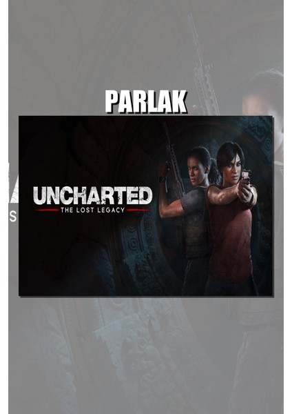 Uncharted Serisi Çerçevesiz Oyun Posteri - Duvar Kağıdı Yüksek Kaliteli Baskı