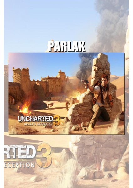 Uncharted Serisi Çerçevesiz Oyun Posteri - Duvar Kağıdı Yüksek Kaliteli Baskı