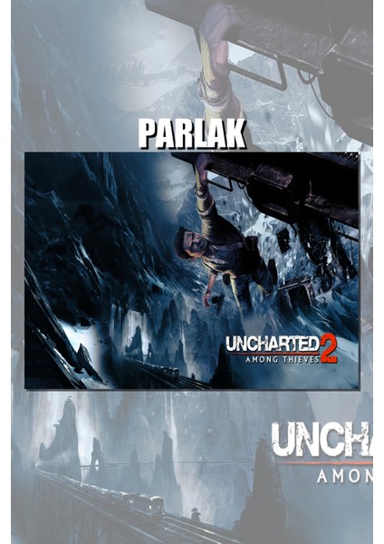 Uncharted Serisi Çerçevesiz Oyun Posteri - Duvar Kağıdı Yüksek Kaliteli Baskı