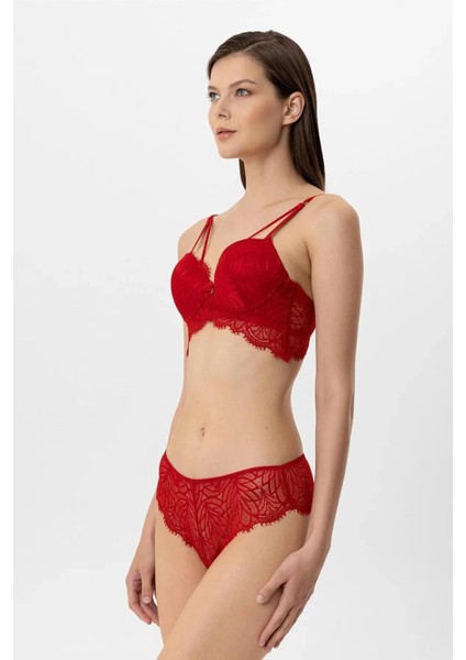 Lingerie Kadın Ipli Detaylı Milan Push Up Dantelli Sütyen Takım fiyatları