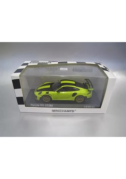 1:43 Minichamps 2018 Porsche 911 (991 Iı) Gt2 Rs Weissach Package