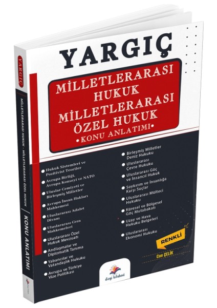 Yayınları Yargıç Milletlerarası Hukuk Milletlerarası Özel Hukuk Konu Anlatımı Can Çelik