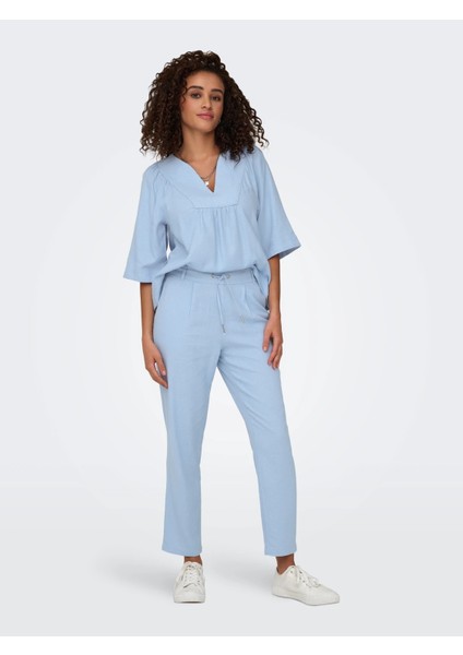 Onlcaro-Poptrash Easy Linen Kadın Pantolon 15278710