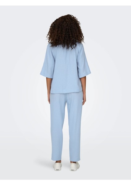 Onlcaro-Poptrash Easy Linen Kadın Pantolon 15278710