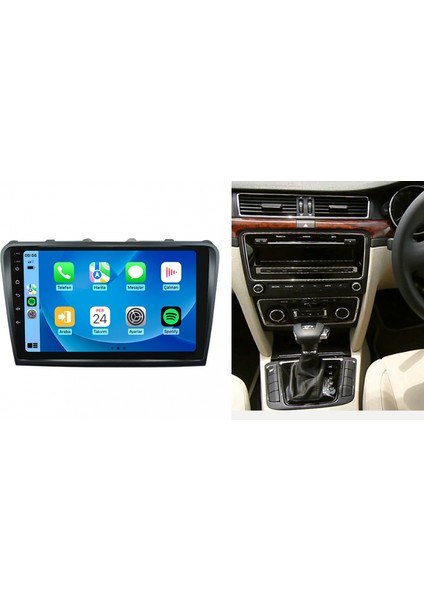 Skoda Super B 2009-2015 6gb Ram 128GB Hafıza 8 Çekirdek Carplay Kamera Android Multimedya