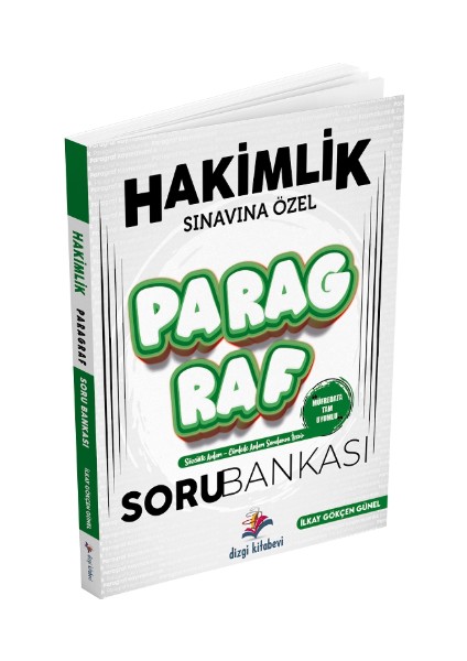 Yayınları Hakimlik Sınavına Özel Paragraf Soru Bankası