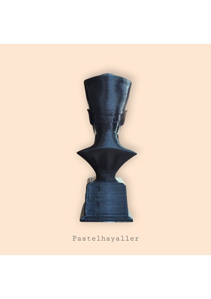 Atatürk Büstü 3D Baskı Ev Ofis Dekoratif Heykel Ne Mutlu Türküm Diyene 30 cm Siyah Pastelhayaller fiyatları