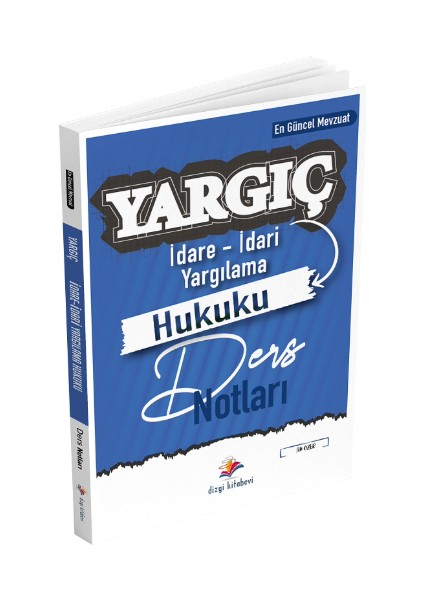 Yayınları Yargıç Hakimlik ve Hmgs Idare Idari Yargılama Hukuku Ders Notları 4. Baskı 2024