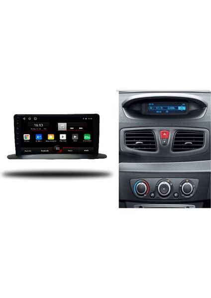 Renault Fluence 2010-2017 6gb Ram 128GB Hafıza 8 Çekirdek Carplay Kamera Android Multimedya