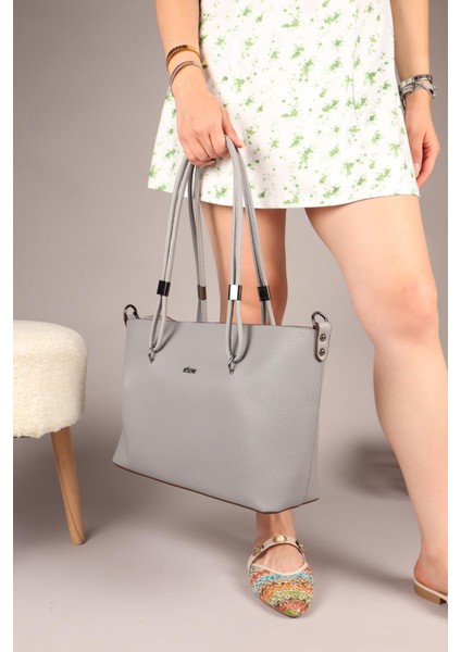 Yavrulu Kol Çantası Gri modelleri