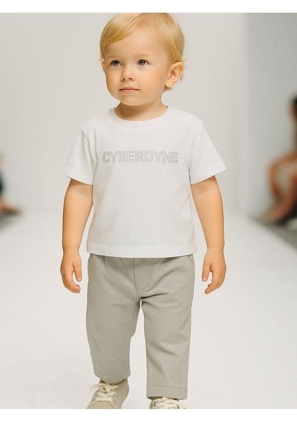 Erkek Bebek Pamuklu T-Shirt Lastikli Pantolonlu Takım fiyatları