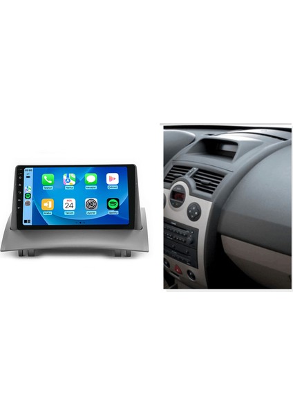 Renault Megane 2 2002-2009 4gb Ram 32GB Hafıza 4 Çekirdek Carplay Kamera Android Multimedya