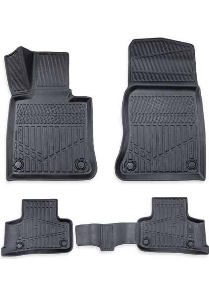 Mercedes Glc 2015-2022 Arası Myk 3D Premium Havuzlu Oto Paspas Araca Özel