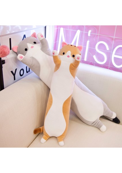 110CM Uzunluğunda Kedi Klip Bacaklar Peluş Oyuncak Bebek Bebek Yastık Hediye (Yurt Dışından) fırsatları