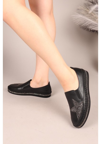 Astral Yıldız Taşlı Lastikli Sneakers Siyah fiyatları