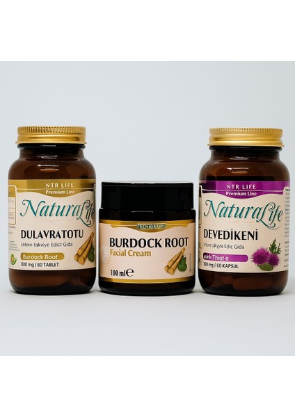 Burdock Root Saç kürü 3'lü Paket