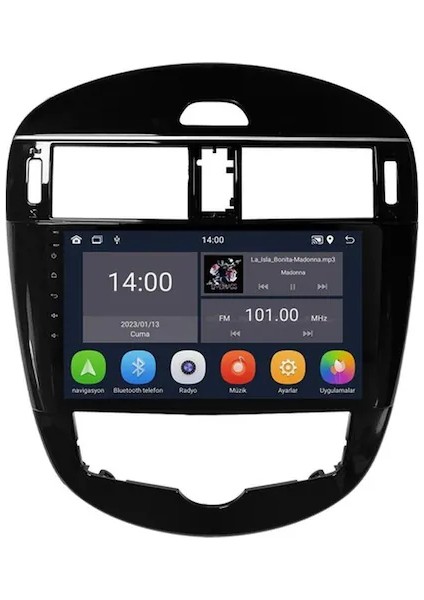 Nissan Pulsar 2016-2020 4gb Ram 64GB Hafıza 8 Çekirdek Carplay Kamera Android Multimedya modelleri