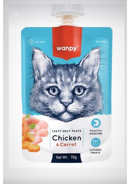 Karışık Lezzetli Sıvı Kedi Ödül Maması 90 G Kapaklı x 24 Adet