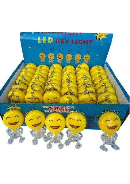 Emir Emoji Işıklı Anahtarlık - 3 Adet