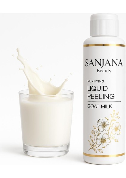 Beauty Keçi Sütlü Arındırıcı Sıvı Peeling 125 ml – Tüm Cilt Tipleri İçin – Siyah Nokta ve Ölü Deri Karşıtı Bakım