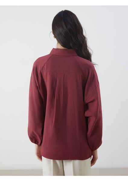 Yeni Sezon Oversize Muslin Kadin Gomlek - S5MU21Z8 fırsatları