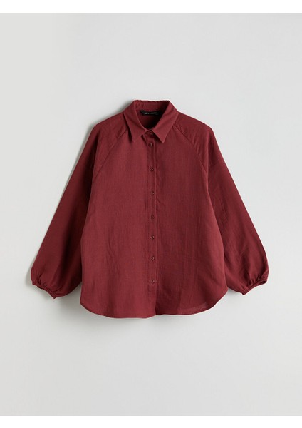 Yeni Sezon Oversize Muslin Kadin Gomlek - S5MU21Z8 indirimleri