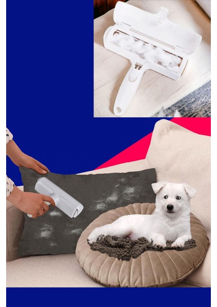 Süpürge Toz Toplayıcı Yeni Nesil Gırgır Hazneli Evcil Hayvan Kedi Köpek Tüy Toplayıcı Kıl Temizleme