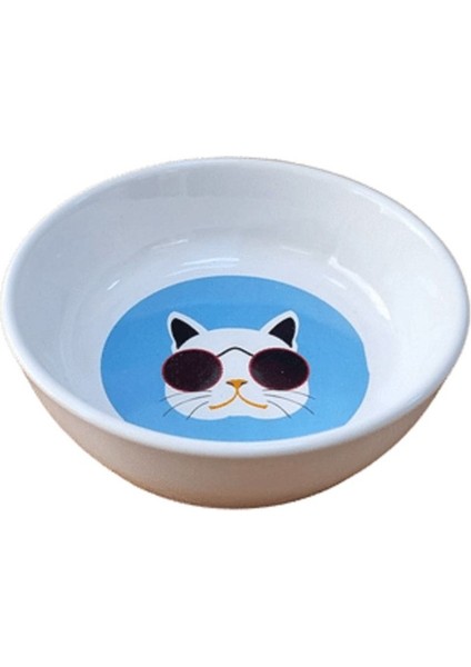 Çok Renkli Yıkanabilir Seramik Mama ve Su Kabı 14 cm 250 ml Seramik 250 ml Manuel