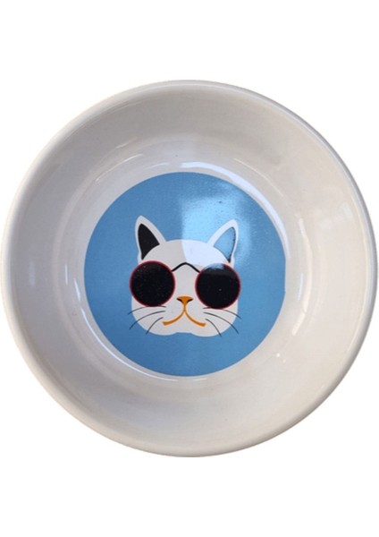 Çok Renkli Yıkanabilir Seramik Mama ve Su Kabı 14 cm 250 ml Seramik 250 ml Manuel