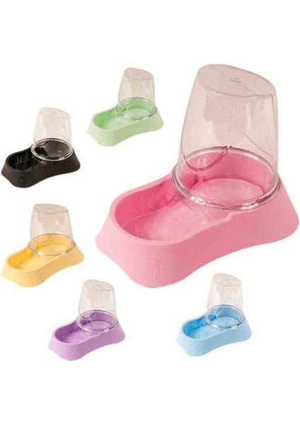 Otomatik Pet Evohe Rezerv Su ve Mama Kabı 2700 ml 2,7 L Çok Renkli Plastik