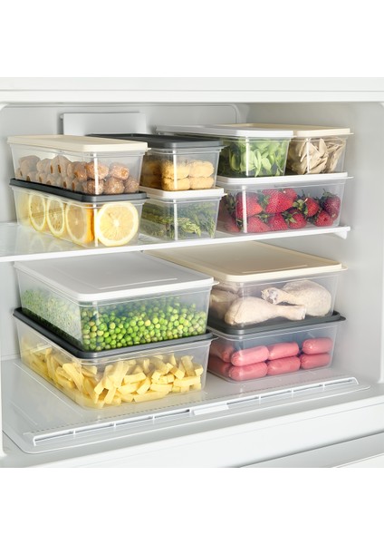 3'lü Saklama Kabı 4 Litre Derin Dondurucu Mikrodalga Uyumlu fiyatları