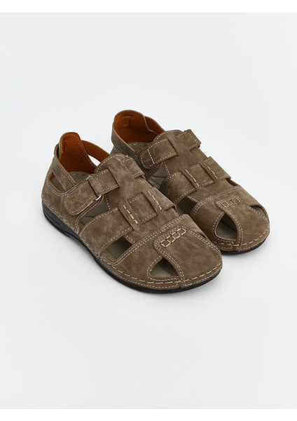 Yeni Sezon Cirt Cirtli Erkek Sandalet - S5K045Z8