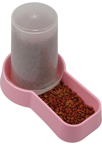 Manuel Hazneli Plastik Kedi-Köpek Mama ve Su Kabı 1,5 Lt Kare Açık Pembe 1,5 L Plastik fiyatları
