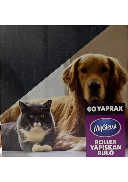 Kedi Köpek Tüy Toparlayıcı Rulo 60 Yaprak 6 Adet