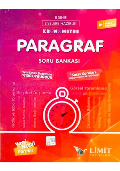 Limit 8.sınıf Lgs Kronometre Paragraf Soru Bankası