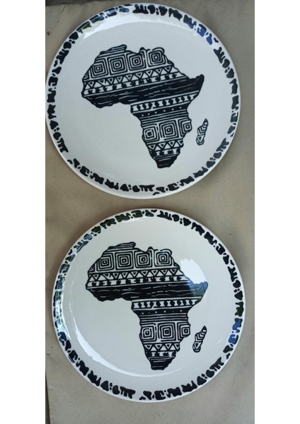 Africa Seramik 6'lı Pasta Tabağı 21 cm modelleri