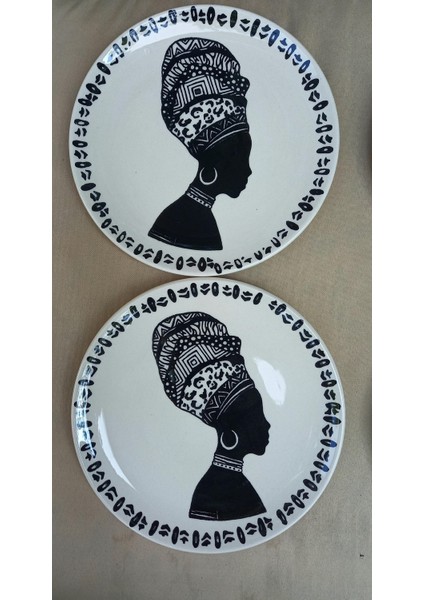 Africa Seramik 6'lı Pasta Tabağı 21 cm