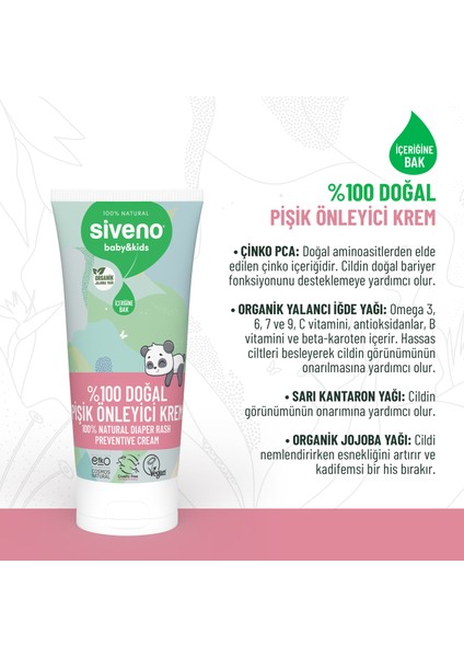 %100 Doğal Bebek Pişik Önleyici Jel Krem Çinko PCA Yenidoğan Hassas Onarıcı Bakım Kremi 50 ml fiyatları