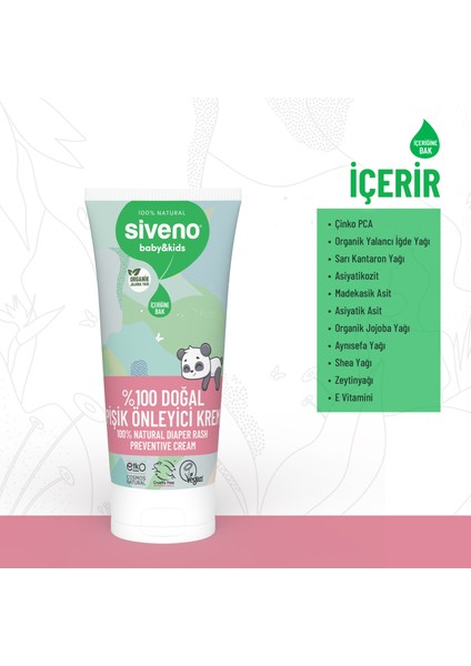 %100 Doğal Bebek Pişik Önleyici Jel Krem Çinko PCA Yenidoğan Hassas Onarıcı Bakım Kremi 50 ml fırsatları