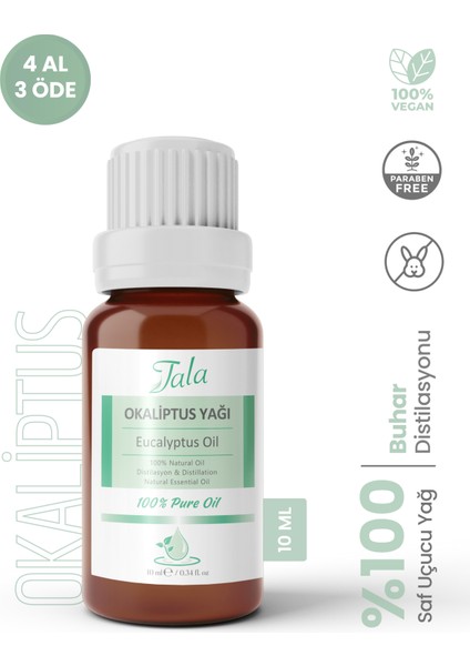 Okaliptus Yağı Saf ve Doğal Okaliptus Uçucu Yağı 10 Ml