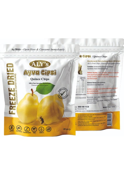 Freeze Dried Ayva Cipsi